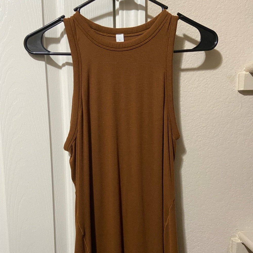 Lululemon ribbed high neck tank top